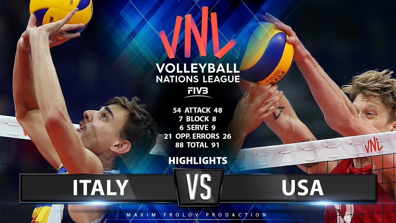 Italy vs USA | Highlights Men's VNL 2019