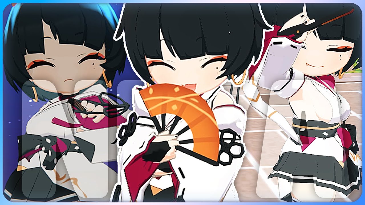 냐하하 「니야」 SD 캐릭터 모션! 