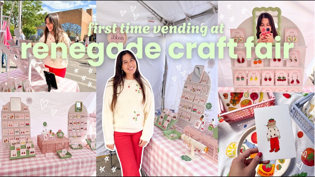 how much i made at renegade craft fair chicago 💵 | first time vendor experience ✨