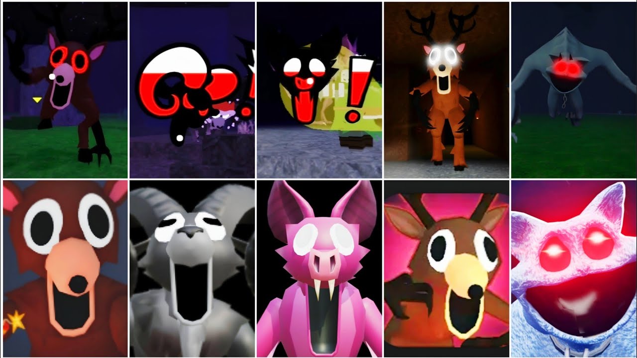 99 Nights In The Arctic - ( Forest, Ram, Deer, Bat, Cat) Jumpscare All Monsters