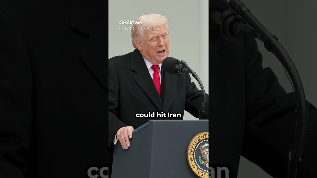 WATCH: FURIOUS Iran protesters TEAR Islamic Republic flag down as violent clashes spread | LATEST