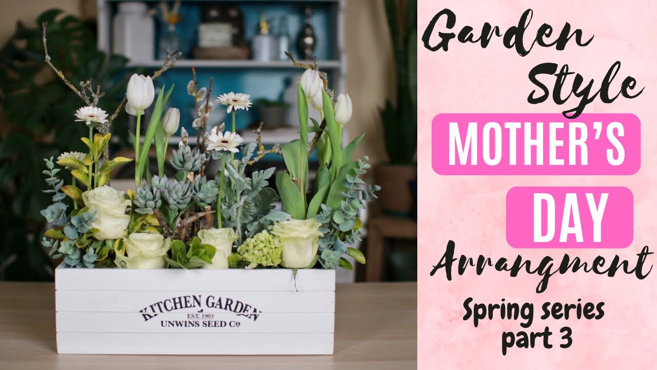 Garden-style Mother's Day Arrangement | Step-by-step Tutorial