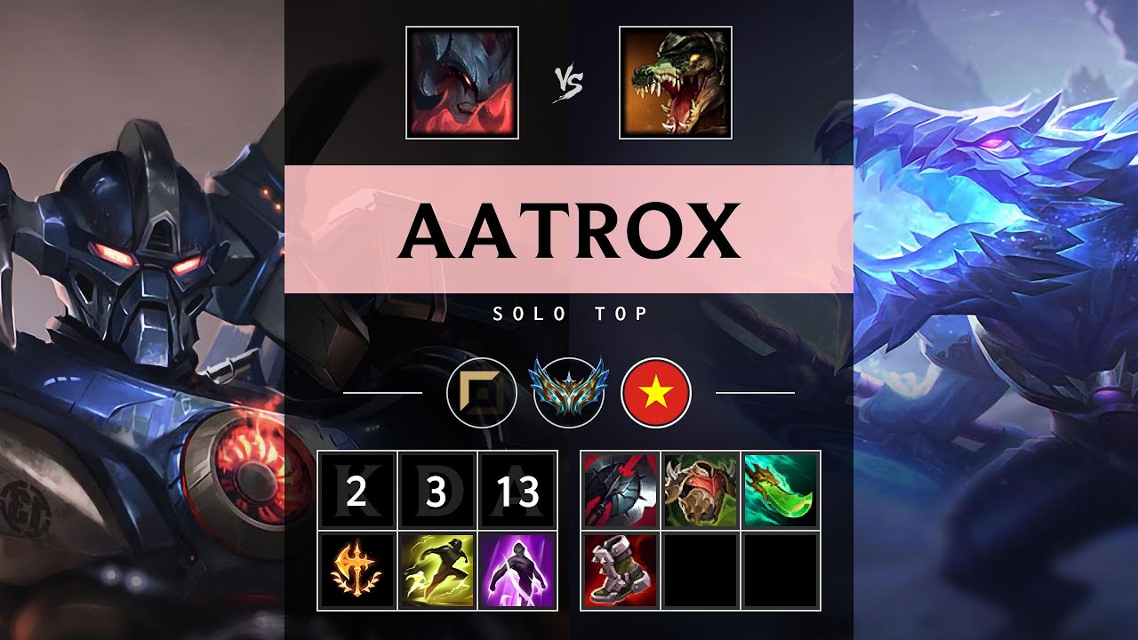 Aatrox Top vs Renekton - VN Challenger Patch 25.19