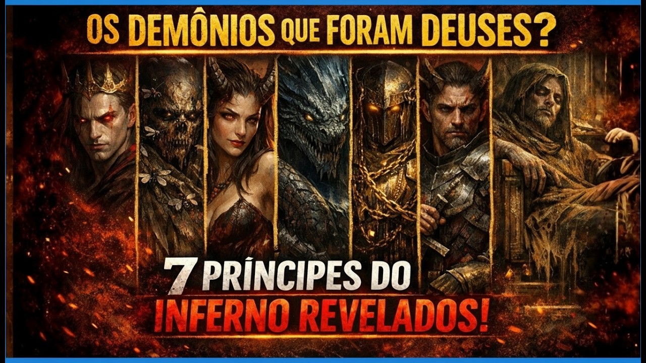 A Verdadeira Origem dos 7 Príncipes do Inferno! ( Pecados capitais )