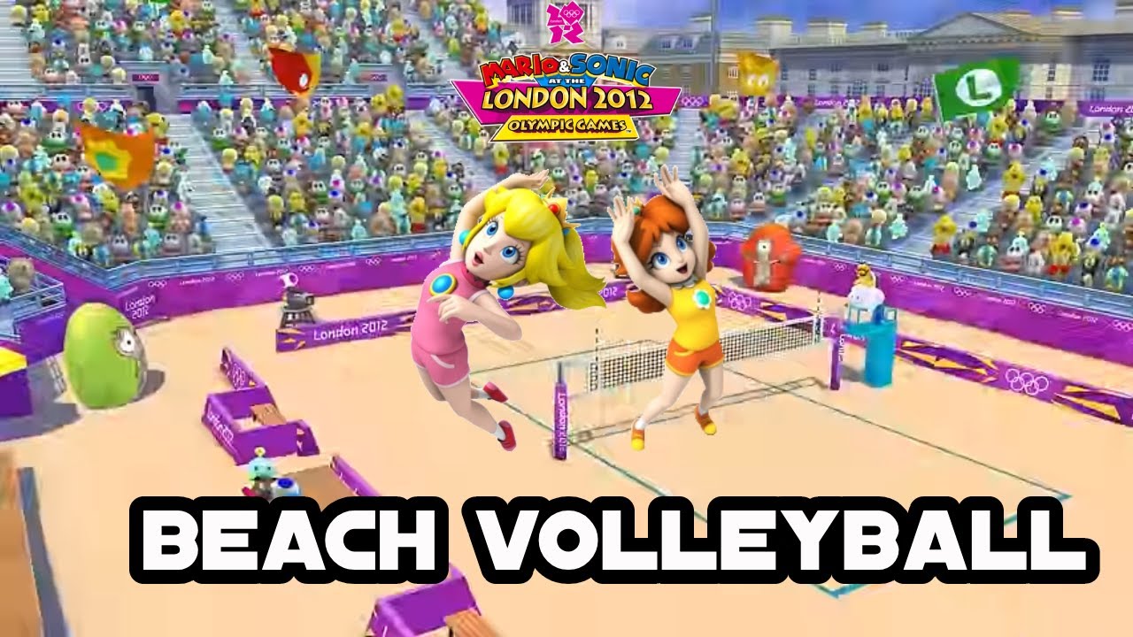 Mario & Sonic At The London 2012 Olympic Games Beach Volleyball # 7 (Team Peach/Princesses)