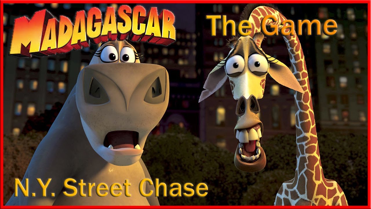 Мадагаскар Игра New York Street Chase и Penguin Mutiny Геймплей