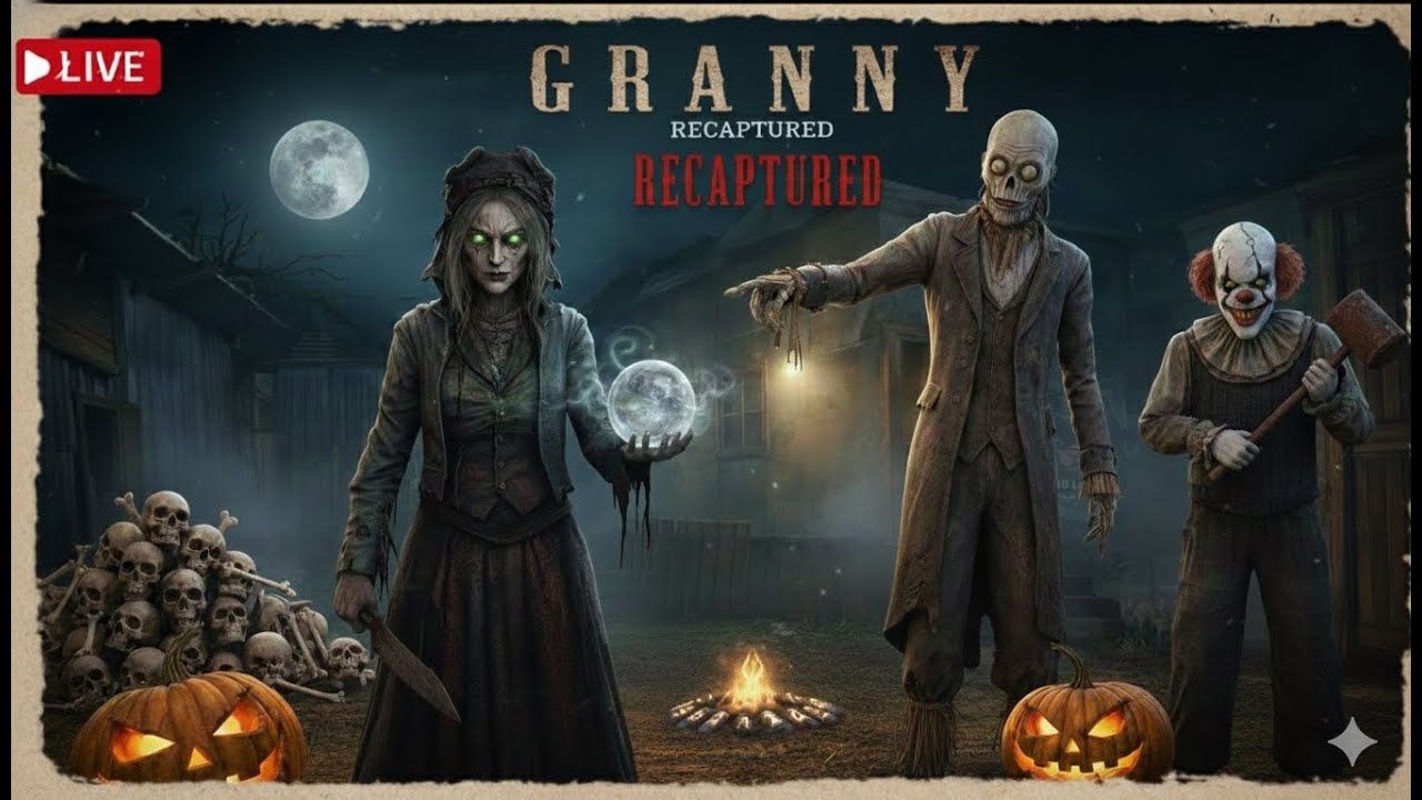 😱🔥Granny Grandpa robot vs me Granny Legacy 10pm #granny #shortslive #shortslive