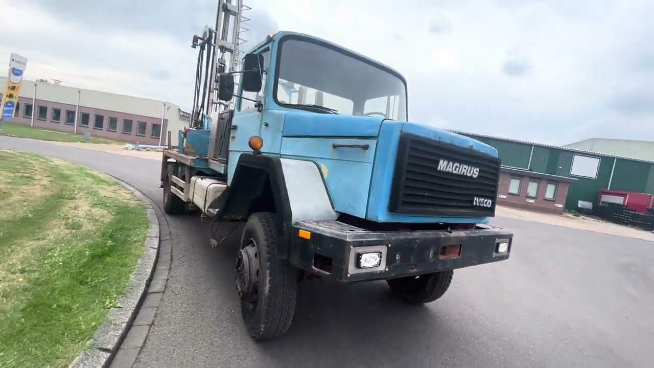 Nordmeyer op Magirus Iveco Drilling rig