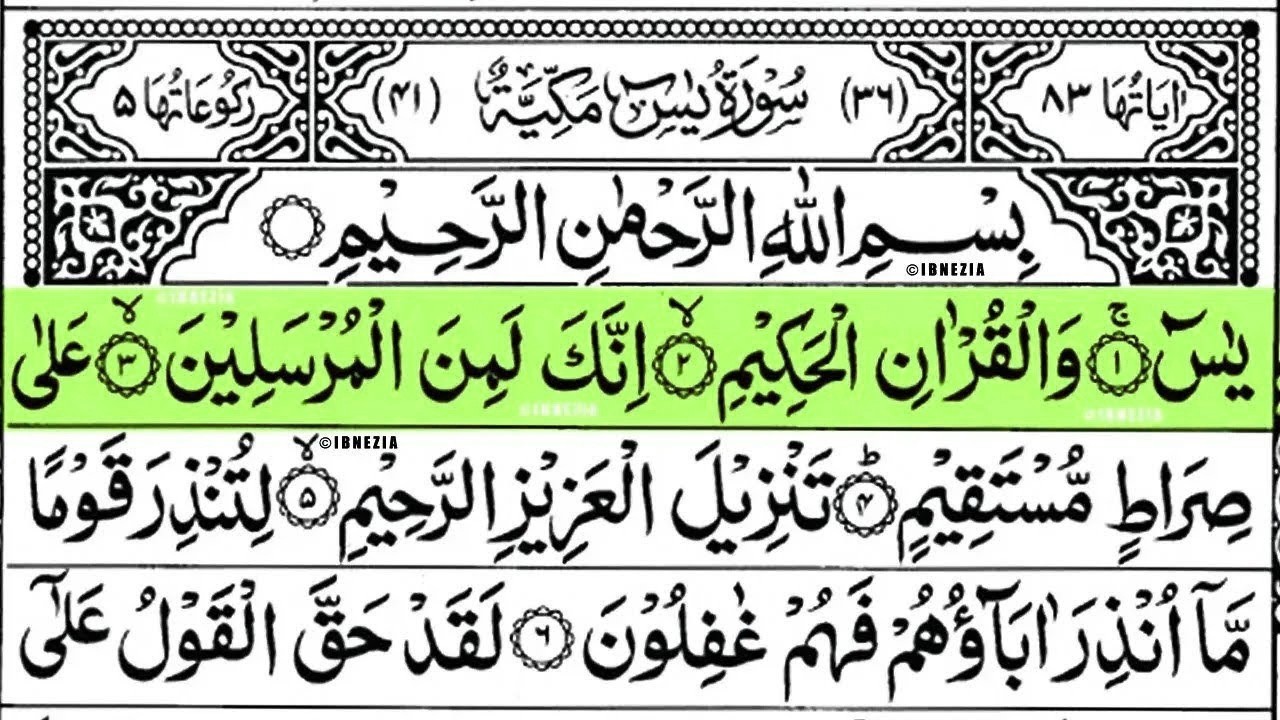 Surah Yasin (Yaseen) Full | سورۃ یس ☘️By Sheikh Alaa Aql | Full With Arabic Text (HD)