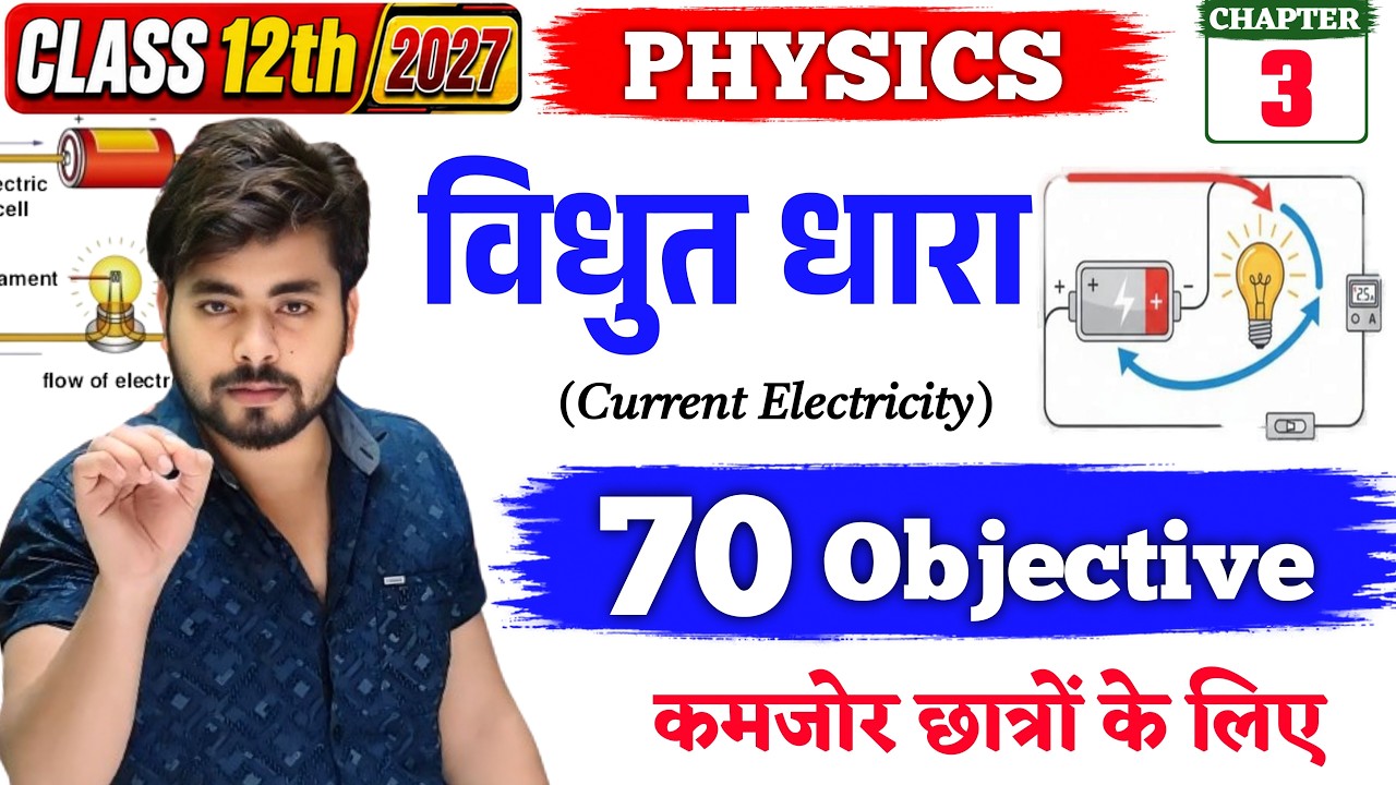 class 12th physis chapter 3 objective question 2027 || class 12 physics most important question 2027