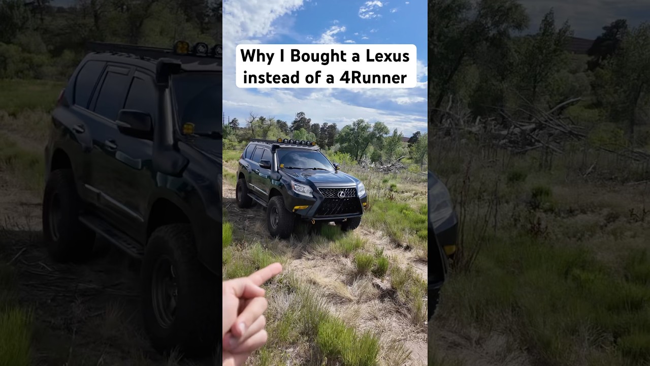 Why I bought a Lexus GX instead of a 4Runner. #lexus #gx460 #lexusgx #offroad #overlanding #4runner
