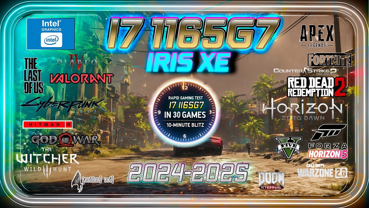 Intel Iris XE in 30 GAMES     | i7-1165G7 Gaming Test in 2024-2025 |