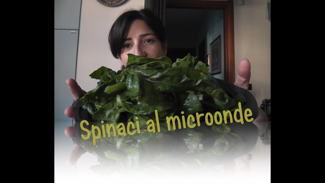 Spinaci al microonde