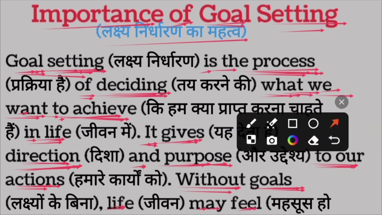 Importance of setting goal,english reading paragraph english reading practi @Englishreadingpractice 