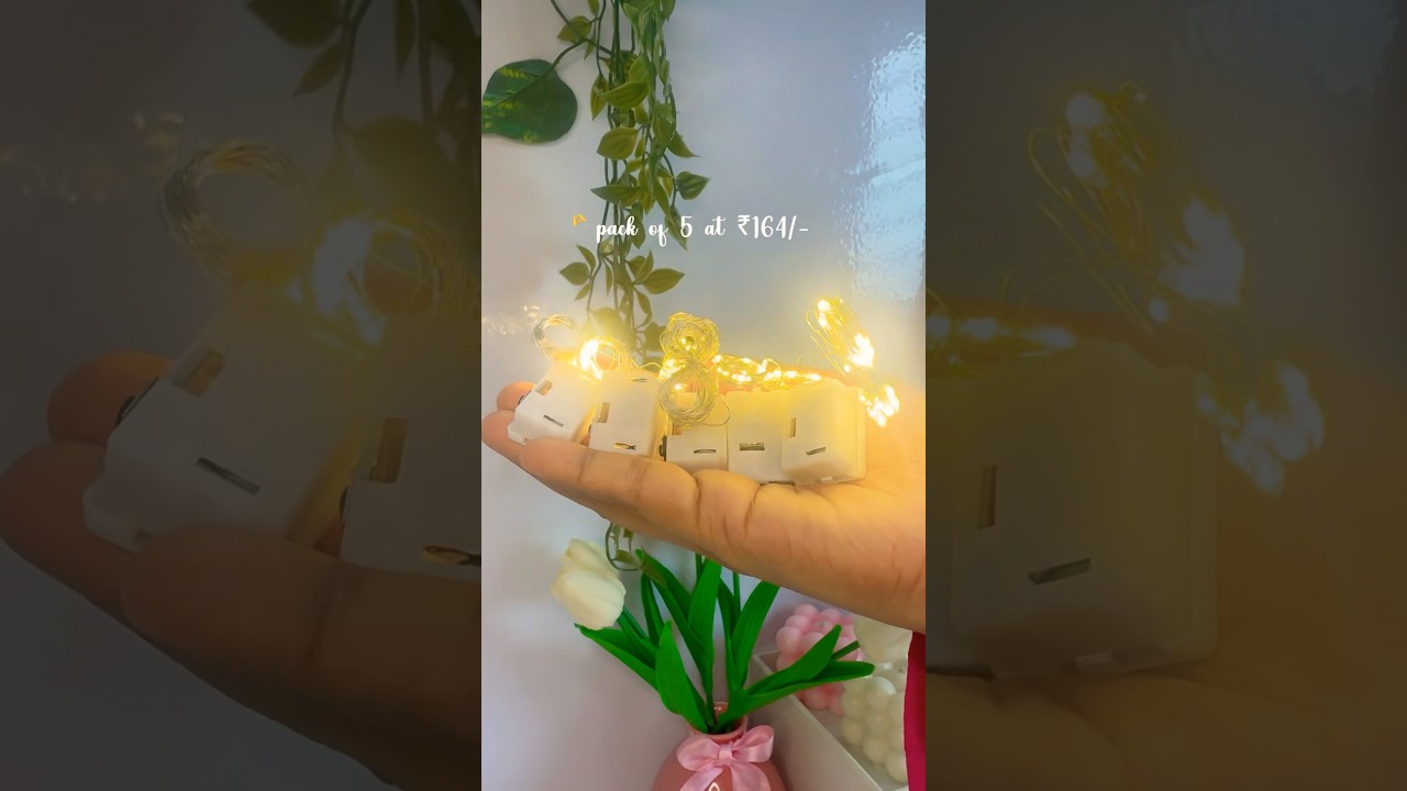 Decor Fairy Light per piece at ₹33/-🤩#youtubeshorts #youtubefeed #flipkart #unboxing #fairylights