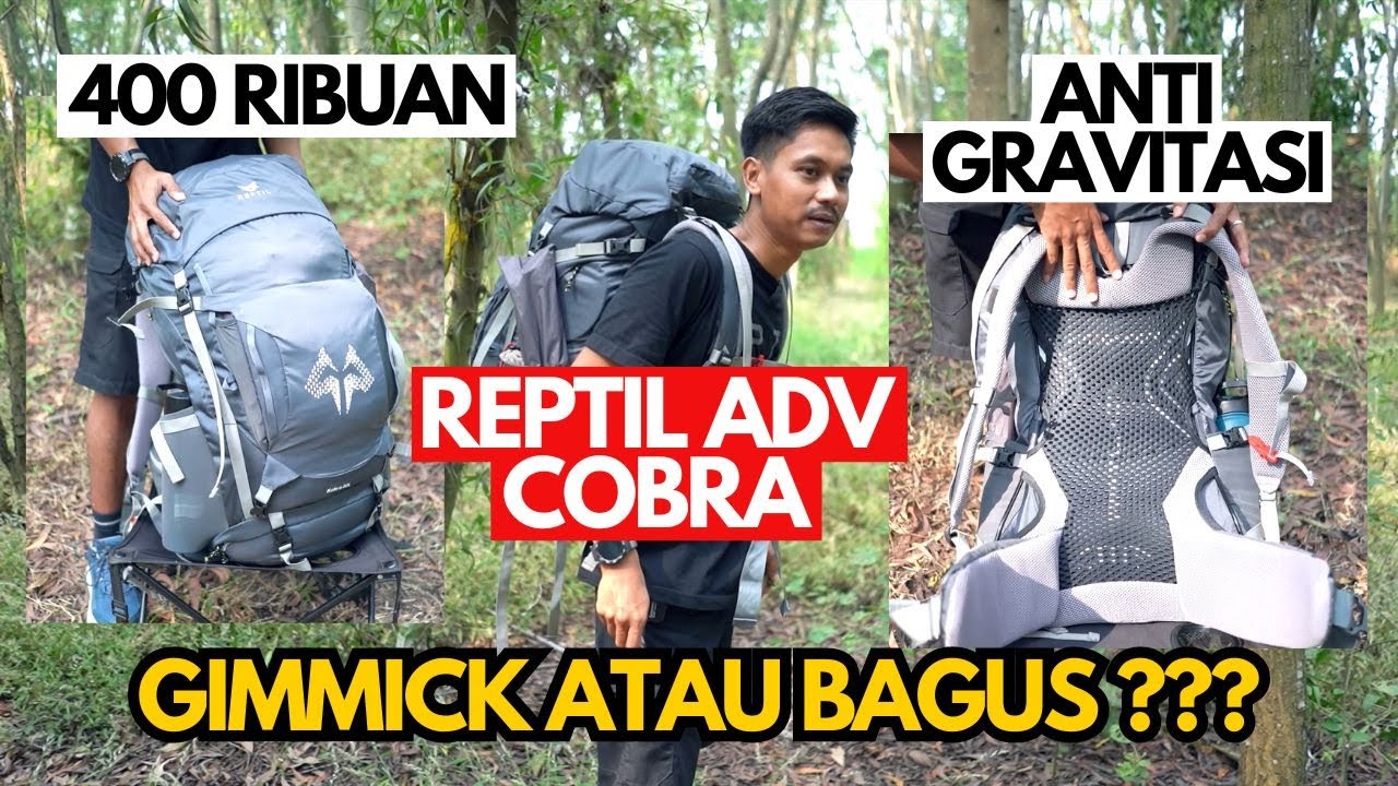 REVIEW CARRIER REPTIL COBRA 60 LITER | REPTIL COBRA ANTI GRAVITASI