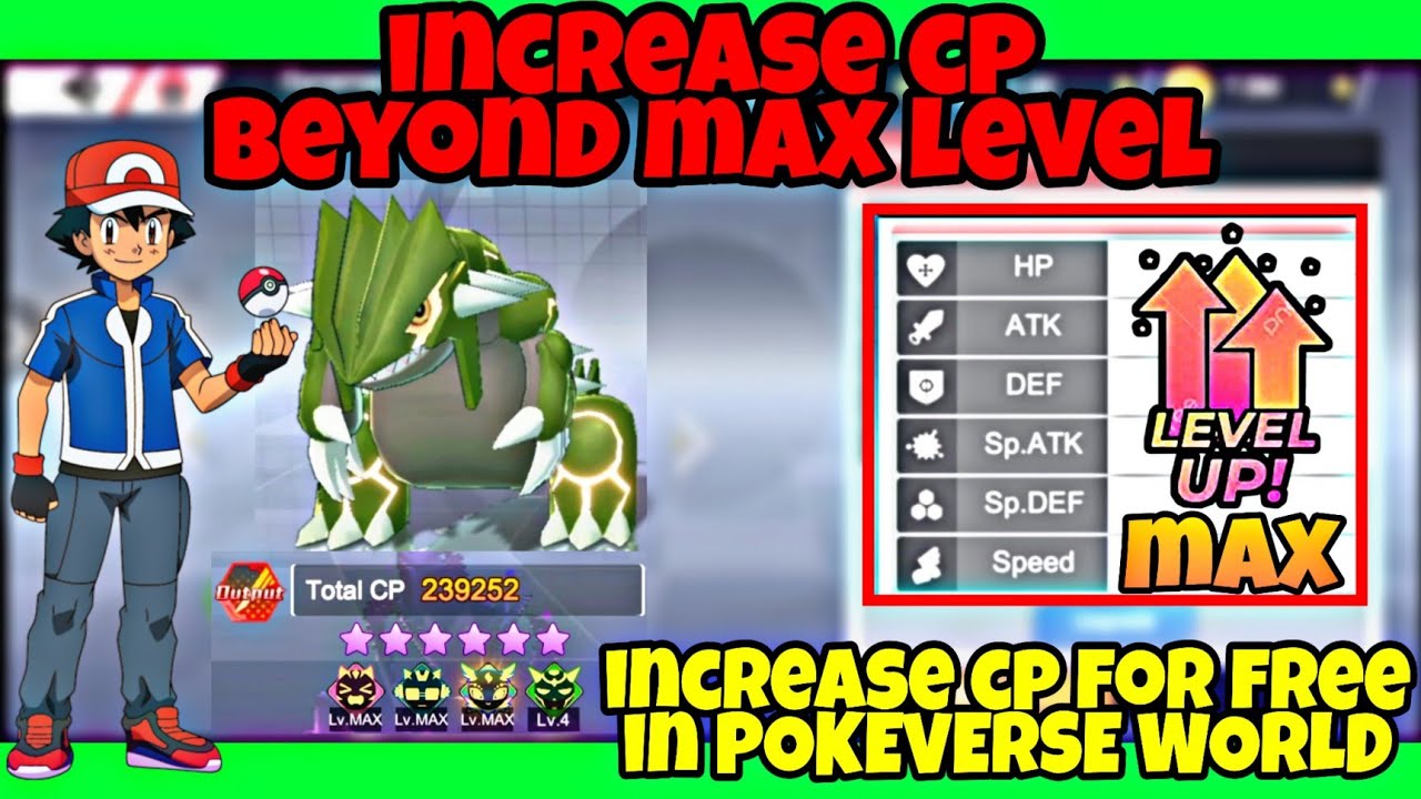 HOW TO INCREASE CP FOR FREE (NEW 2023 UPDATE) in Pokeverse World | Battle Monsters World #pokeverse