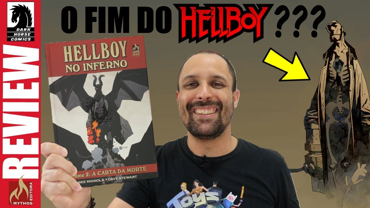 O FIM DO DEMÔNIO? HELLBOY no Inferno Vol 2: A Carta da Morte [Review] encadernado Mythos Editora