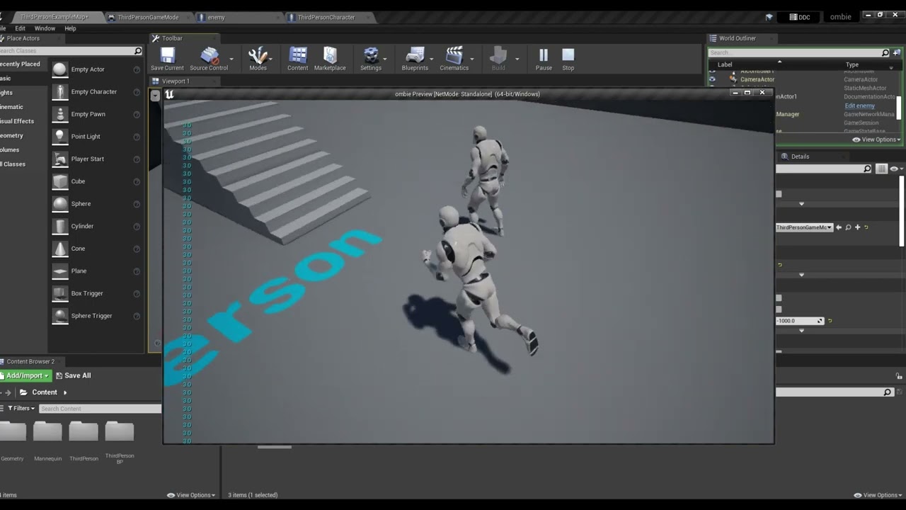 Clear the area to do something // ue4 /ue5.
