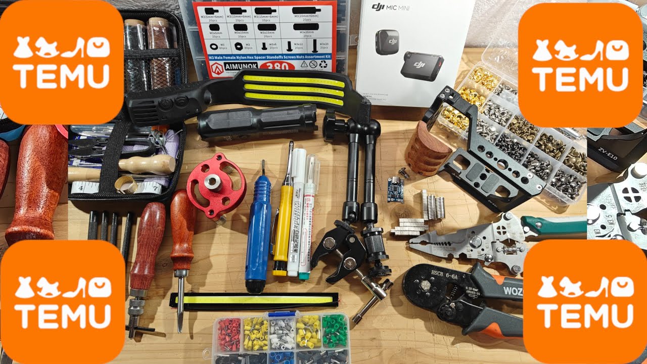 Cheap TEMU tools you didn’t know you needed (Unboxing haul)