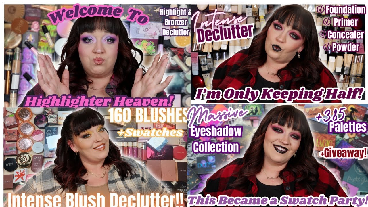 MASSIVE Makeup Declutter Marathon!!  EVERY CATEGORY - THIS IS THE BIG ONE! #Makeupdeclutter