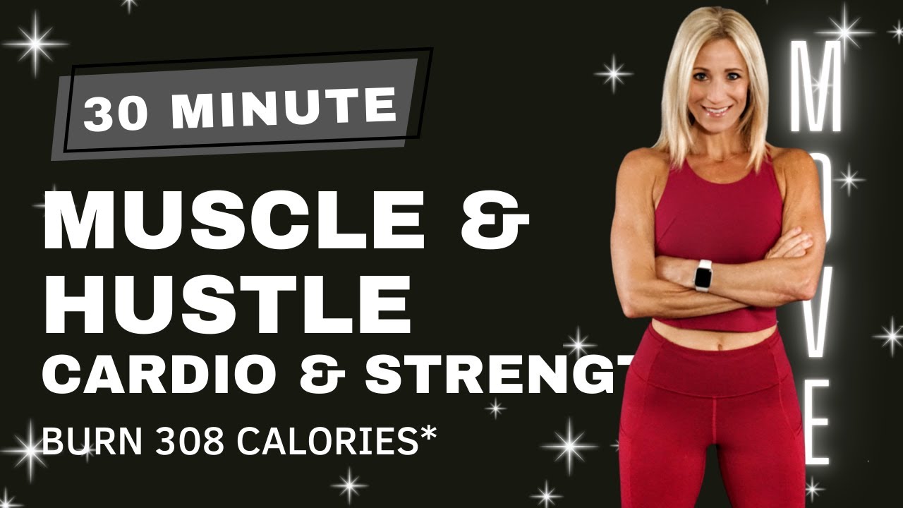 30 Minute No Repeat Muscle & Hustle | Cardio & Strength Workout