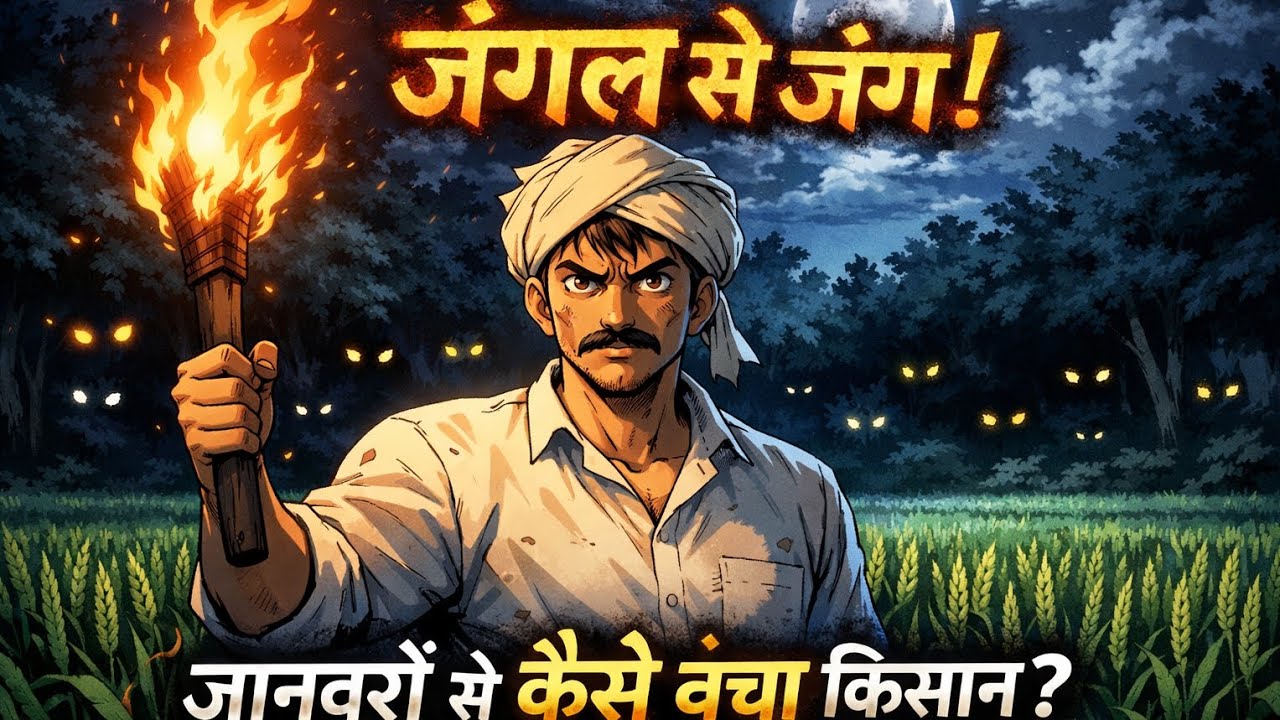 जंगल के पास खेत.और हर रात हमला दिल छू लेने वाली किसान की कहानी #hindikahani #gaonkikahani #popular 
