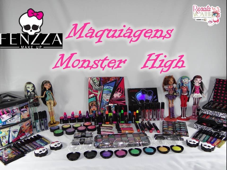 REVIEW DE MAQUIAGENS DA MONSTER HIGH FENZZA MAKE UP