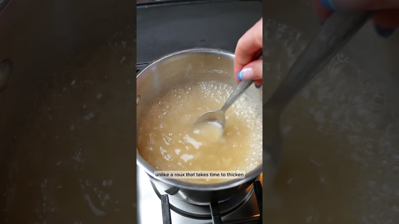 Three ways to thicken a sauce, soup, or stew #recipe #cooking #roux #slurry