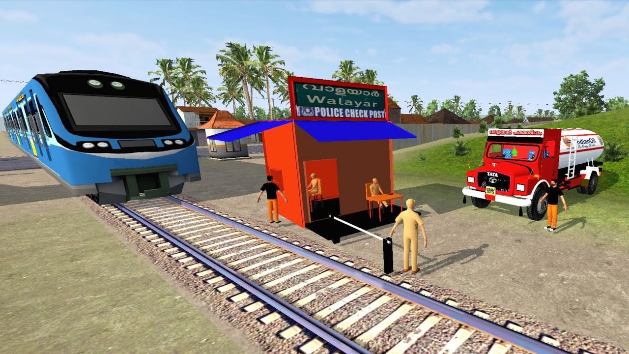 Police Check Post in BUSSID | Tata Truck Game Download | ट्रक गेम | Bus Simulator Indonesia Gameplay