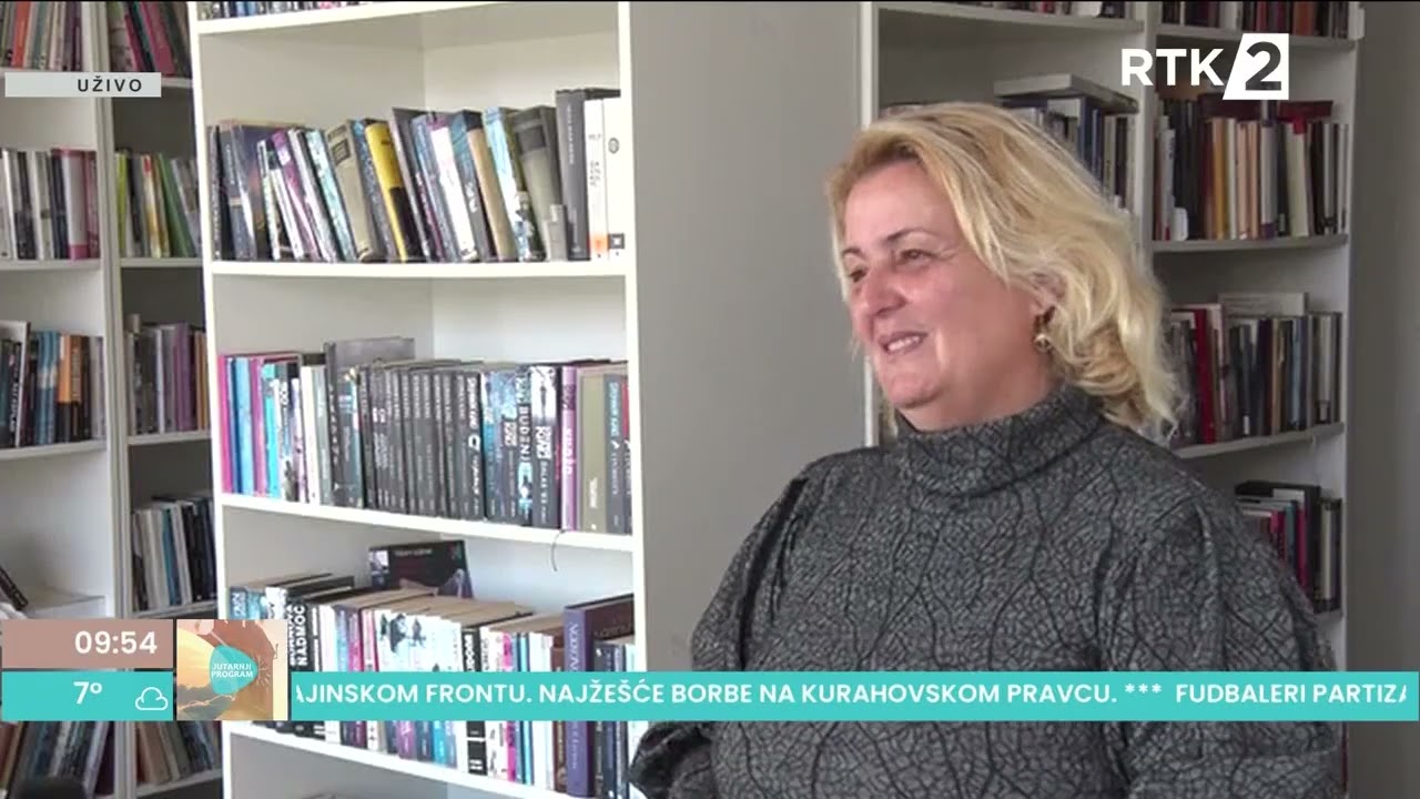 JUTARNJI PROGRAM -Brankica Kostić-DIREKTORICA BIBLIOTEKE U GRAČANICI 04.11.2024