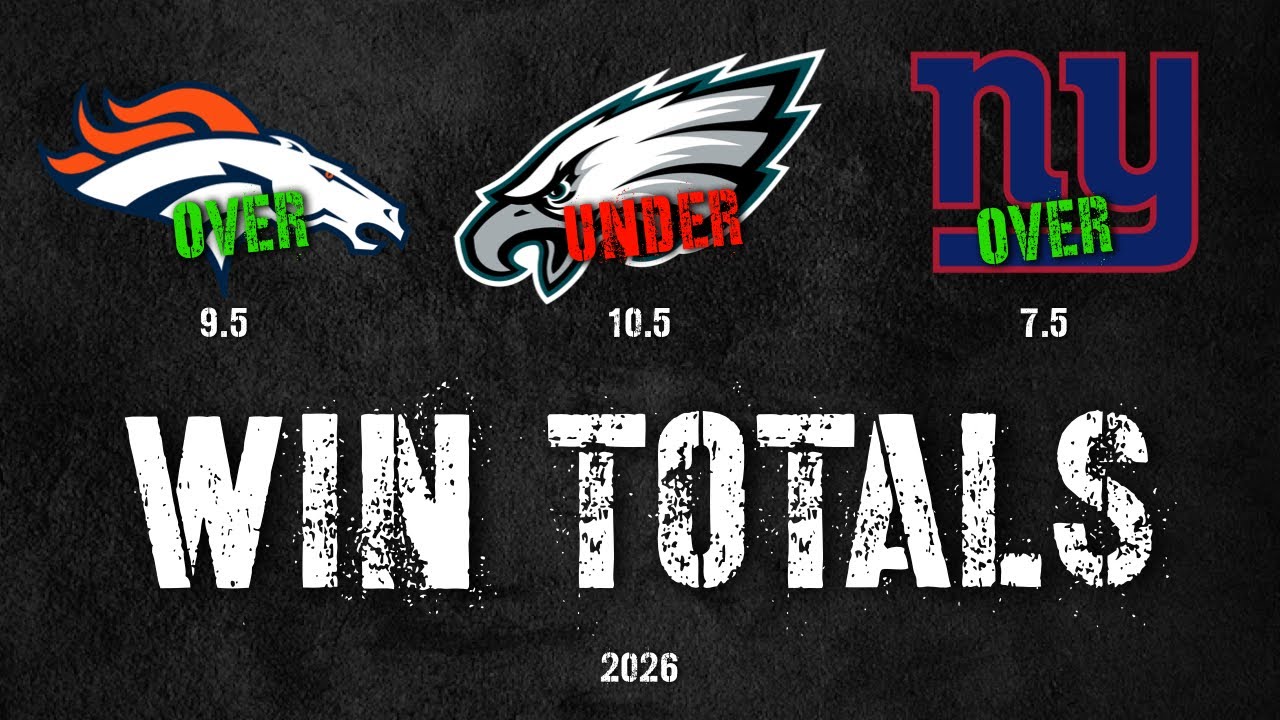 Predicting Win Totals for the 2026 NFL Season