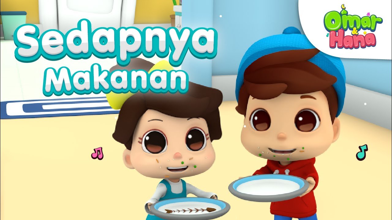 🍕🍔🥦 Sedapnya!!! | Omar & Hana | Lagu Kanak kanak Islami