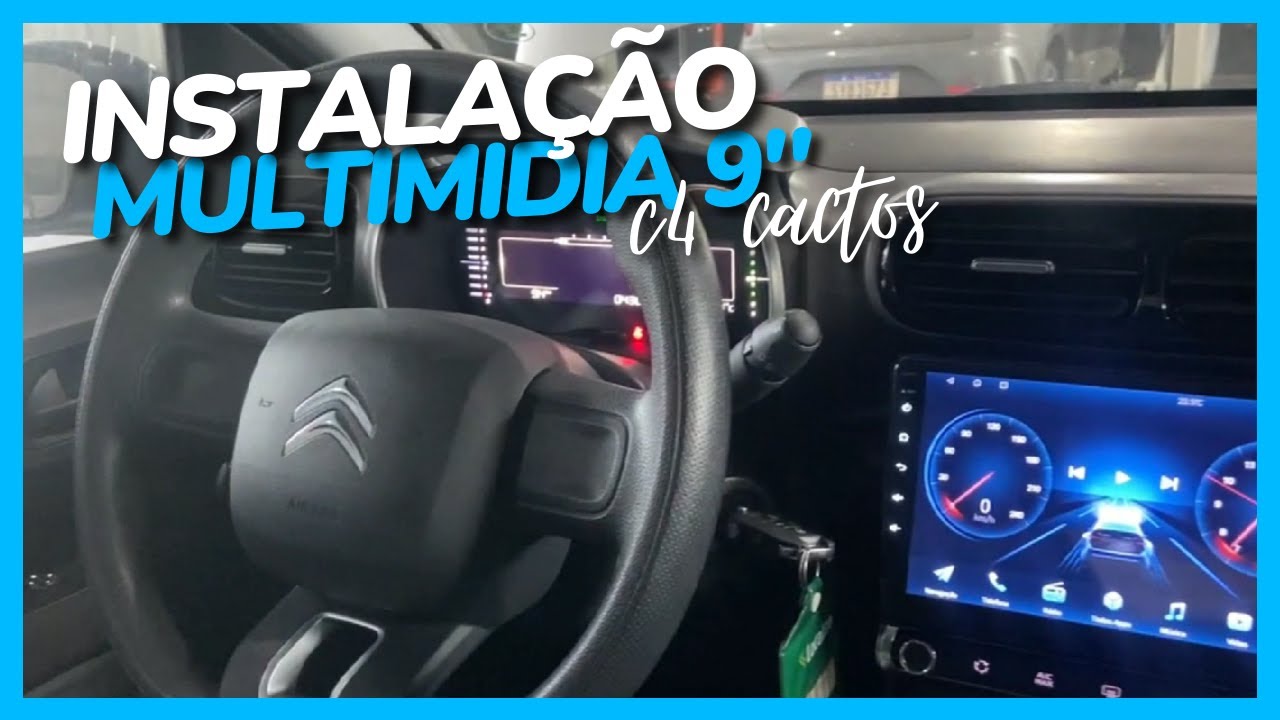MULTIMIDIA CITROËN C4 CACTOS 2022 - INSTALAÇÃO MULTIMÍDIA 9