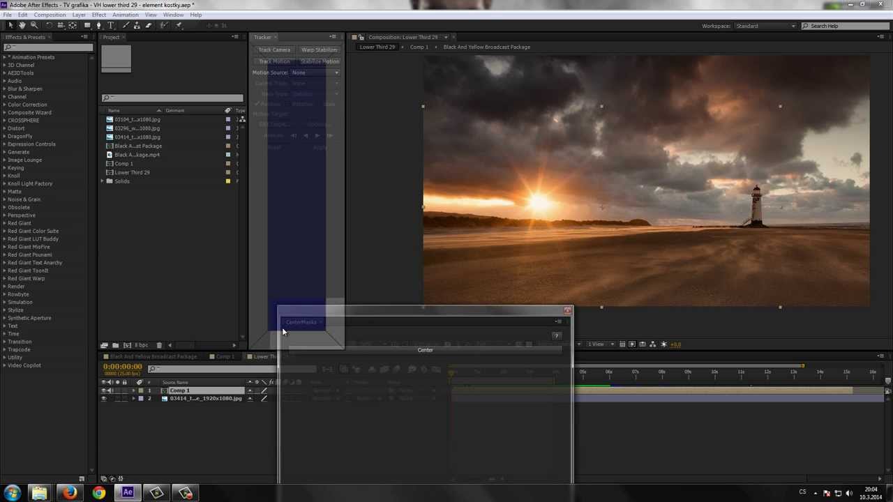 CZTUTORIÁL - After Effects 149 - Nastavení pracovní plochy