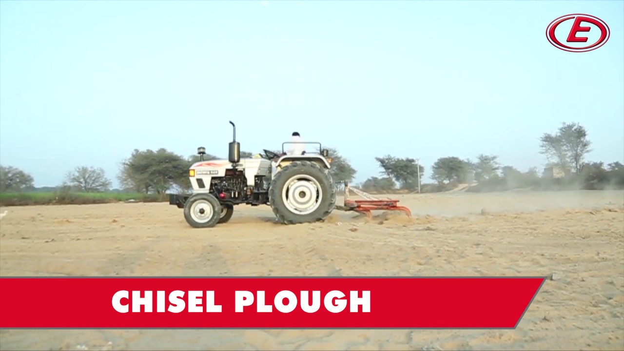 Eicher Tractor Demo with Chisel Plough