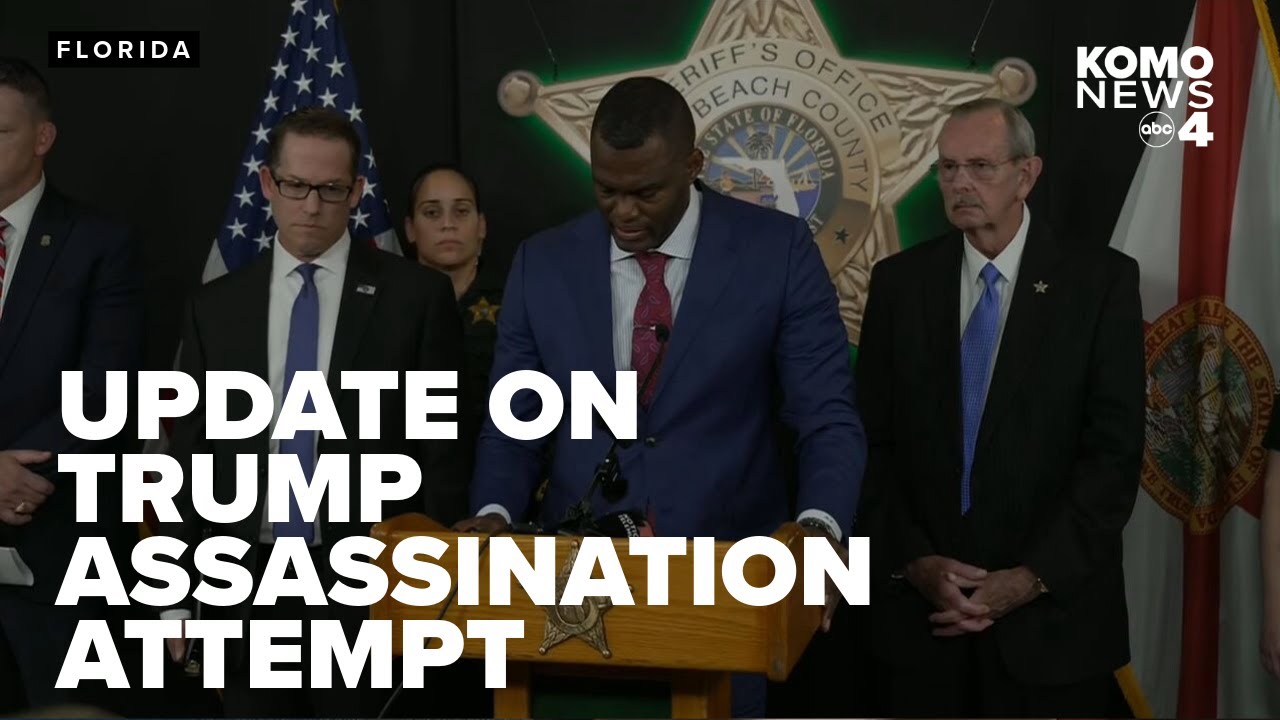 Law enforcement gives update on apparent assassination attempt of former President Trump
