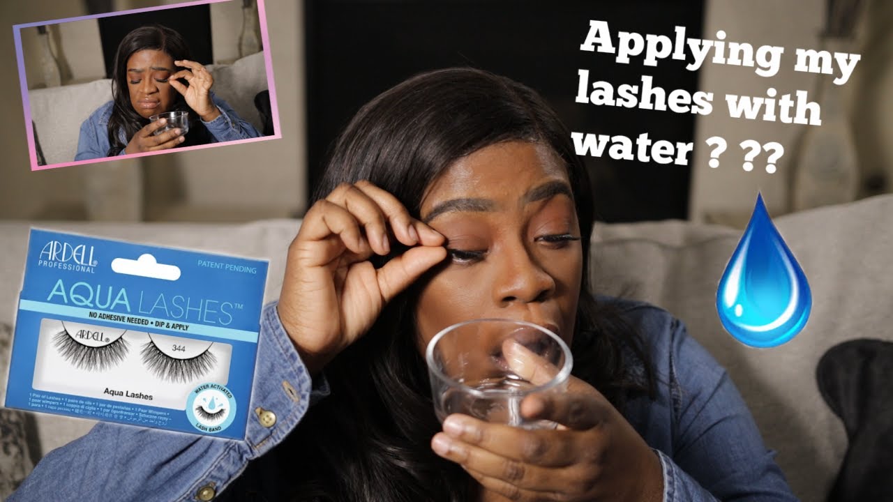 Water activated lashes I ardell aqua lashes how- to