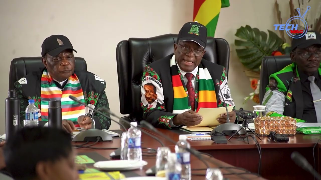 #WatchNow Mnangagwa sends a strong warning to Politburo members to follow the party constitution
