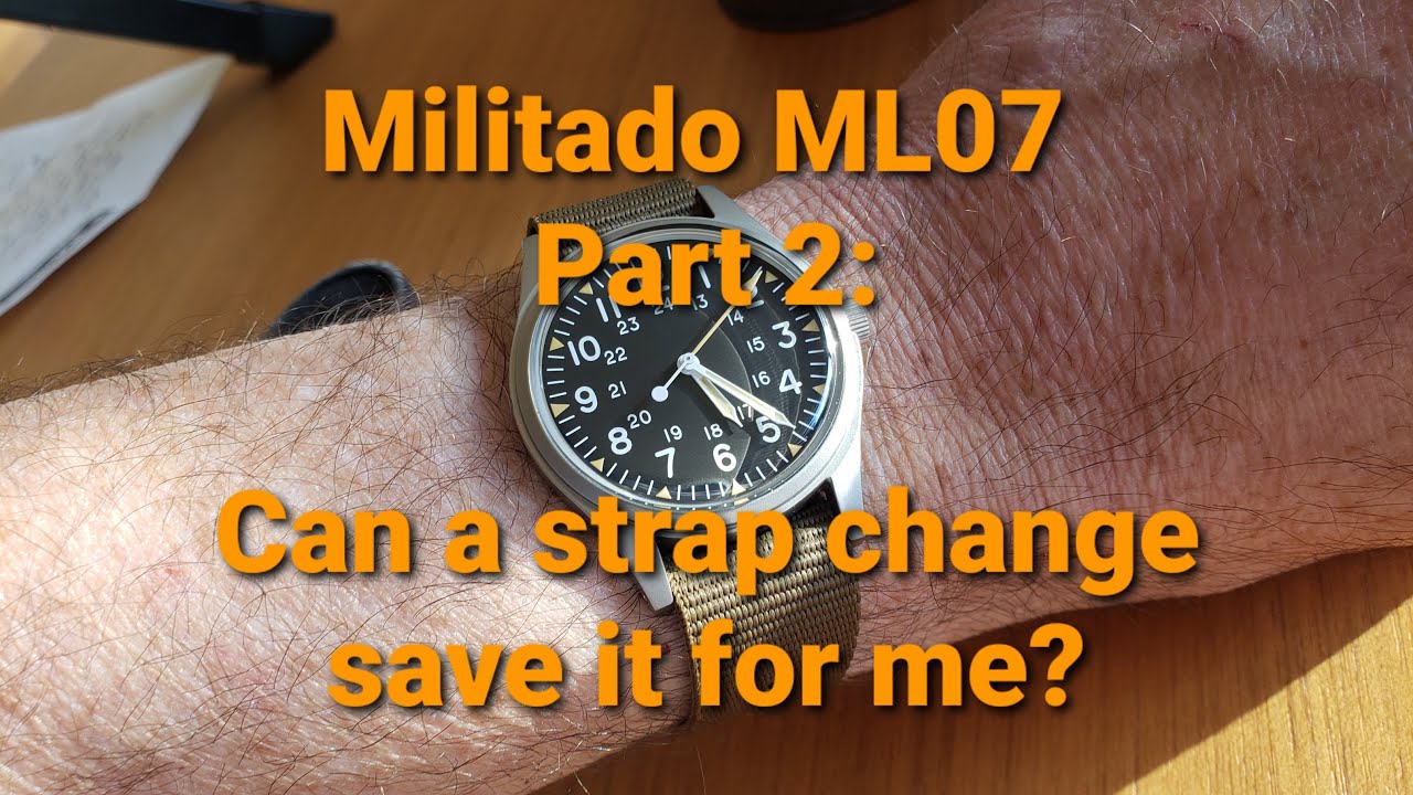 Militado ML07 Часть 2: после медового месяца и выбор ремешка