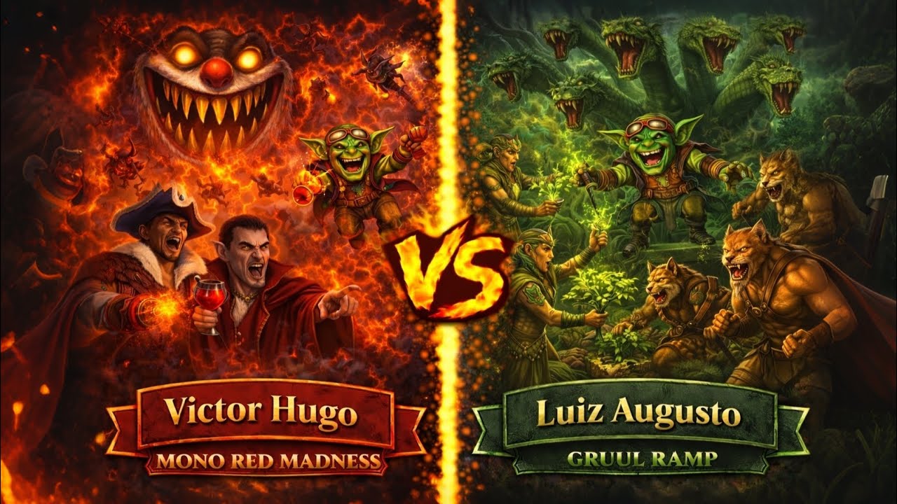[Dynamite Pauper] Mono Red Madness VS Grull Ramp (Gameplay Pauper IRL)