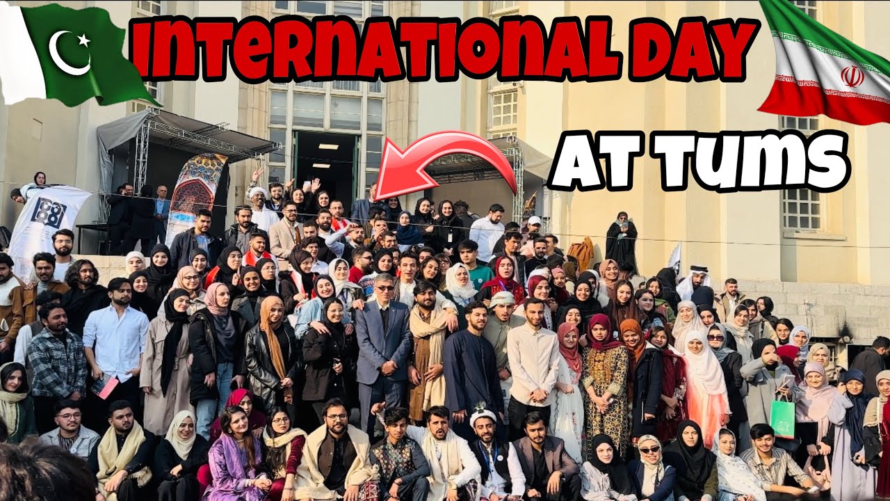 International day at Tehran University of medical science 🇮🇷|| Cultural day at tums||