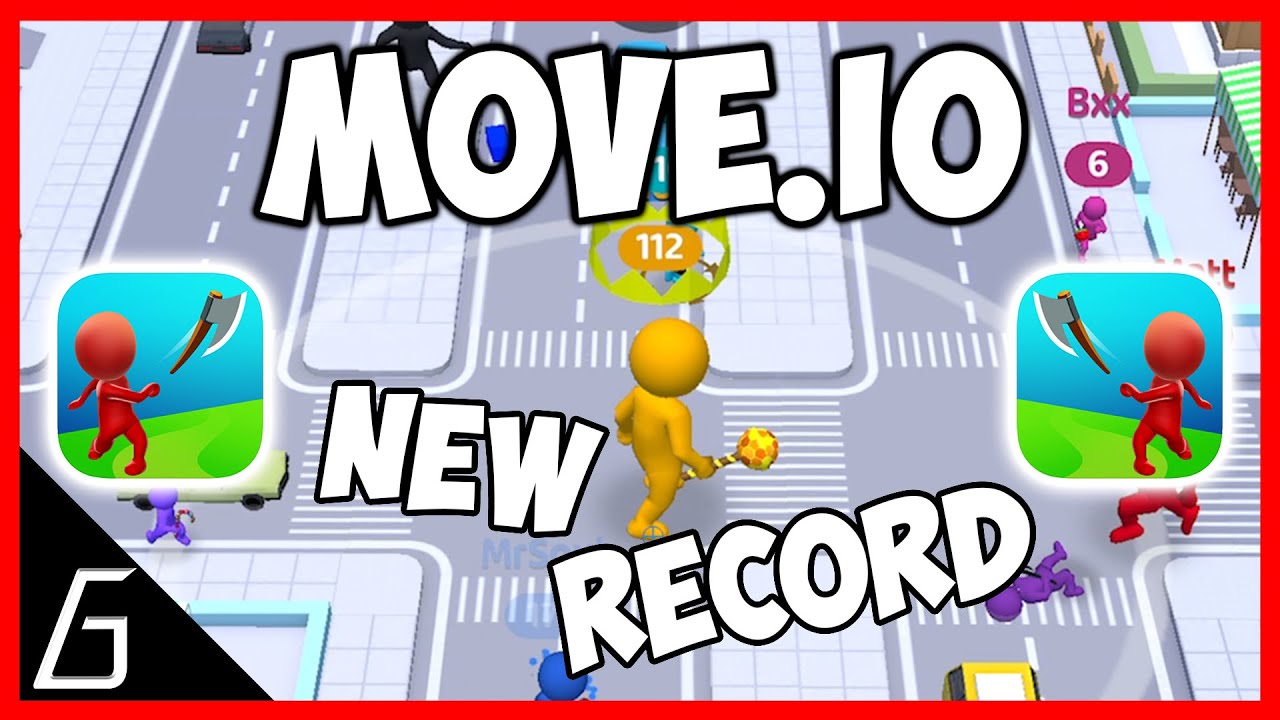 Move.io - Move Stop Move Gameplay | New Record (118)