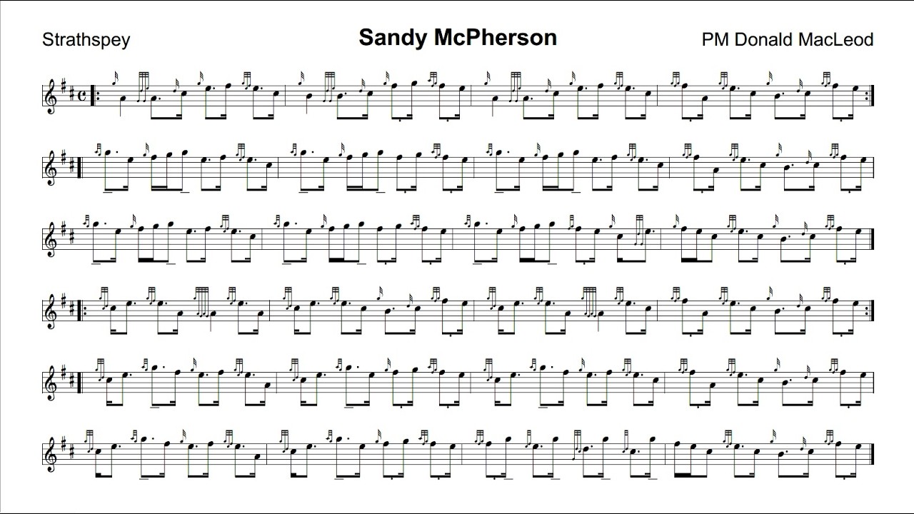 Sandy MacPherson - Strathspey