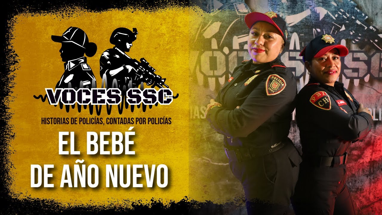 Policías de la PBI reciben a un bebé durante la celebración de Año Nuevo en un taxi - SSC