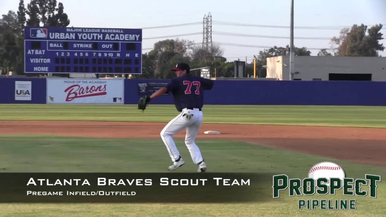 Atlanta Braves Scout Team Pregame Infield/Outfield