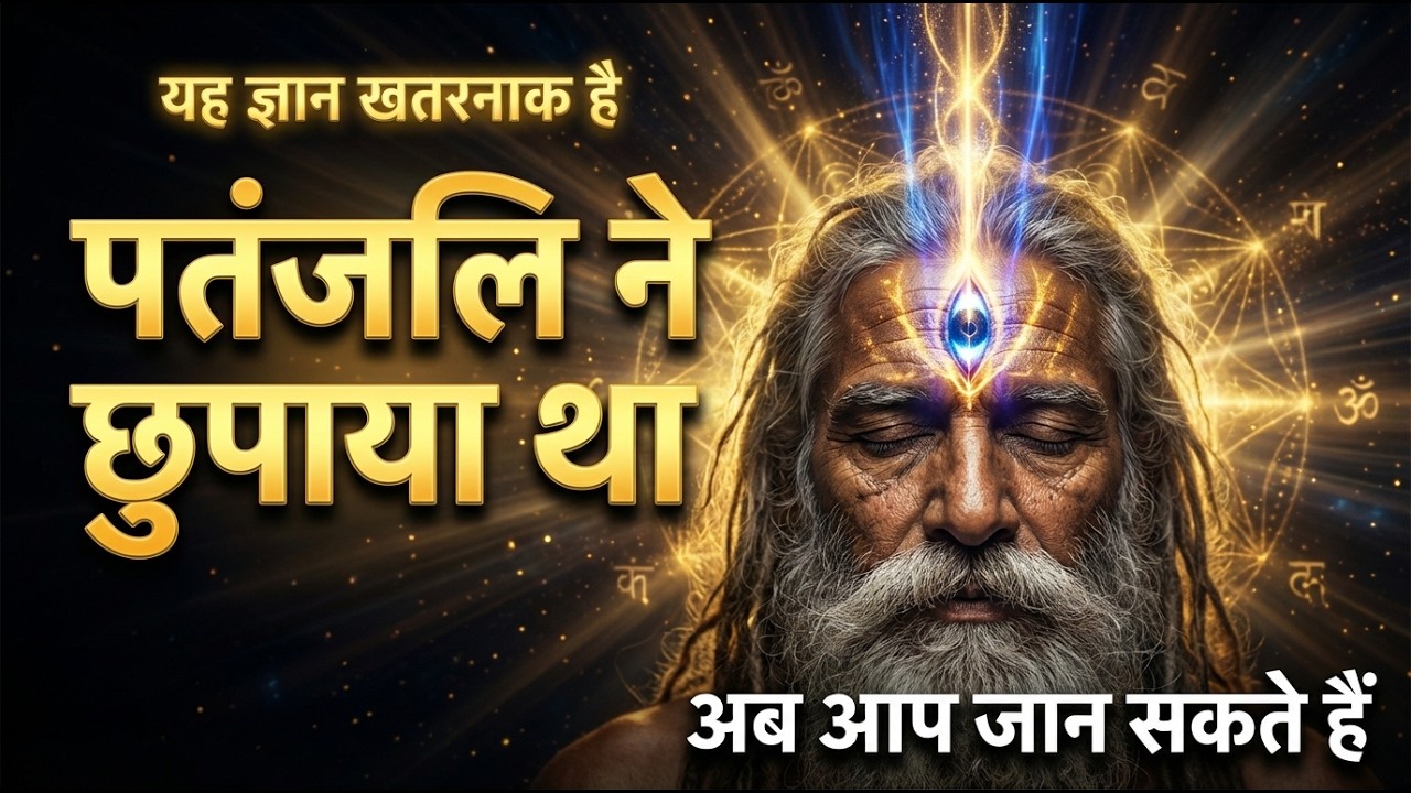 5000 साल पुरानी योग की गुप्त विद्या | Patanjali Yog Sutra Ka Asli Science | Midnight Monk#patanjali