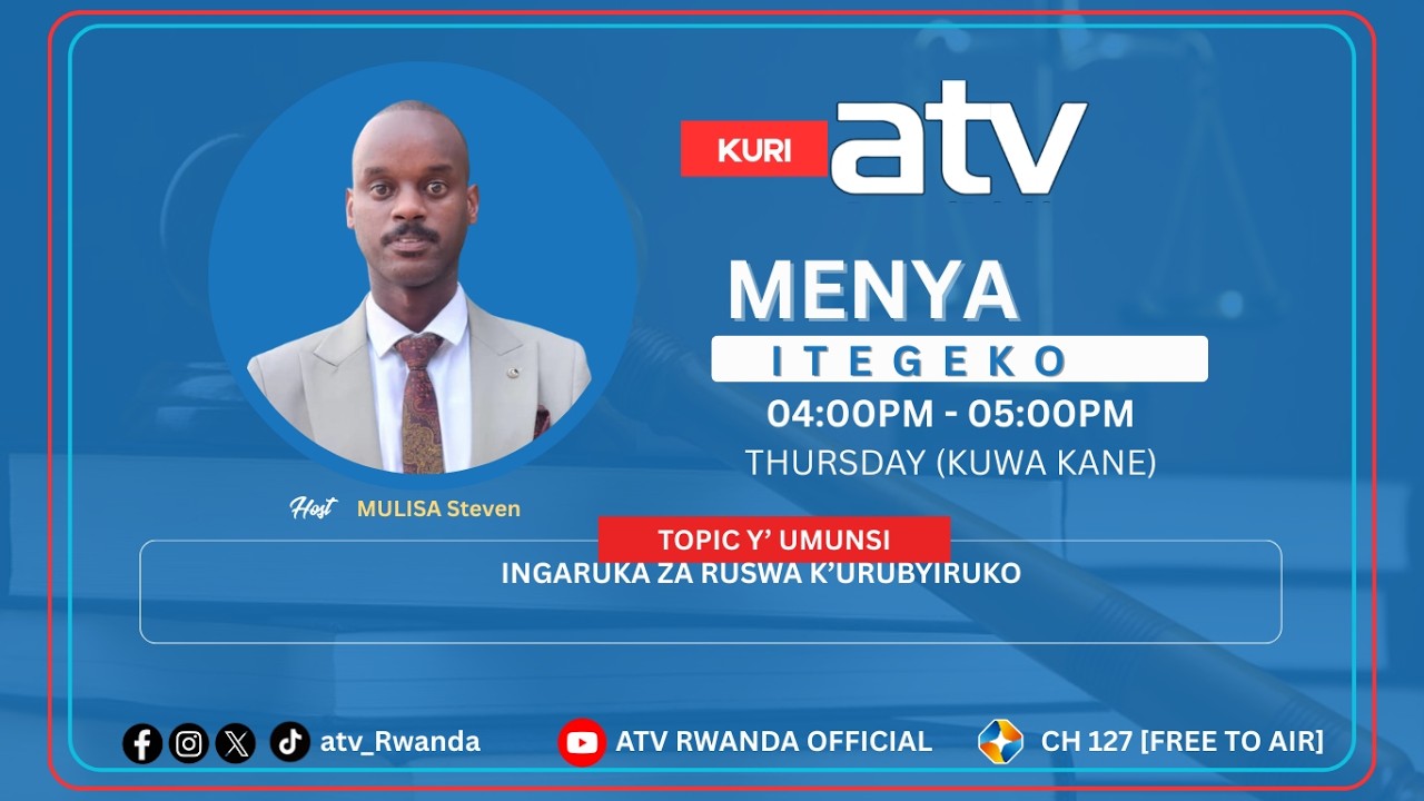 🔴LIVE: INGARUKA ZA RUSWA KURUBYIRUKO|| MENYA ITEGEKO