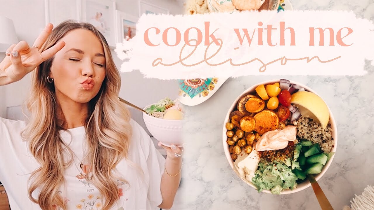 COOK WITH ME | Healthy + Vegetarian Buddha Bowls! ✨