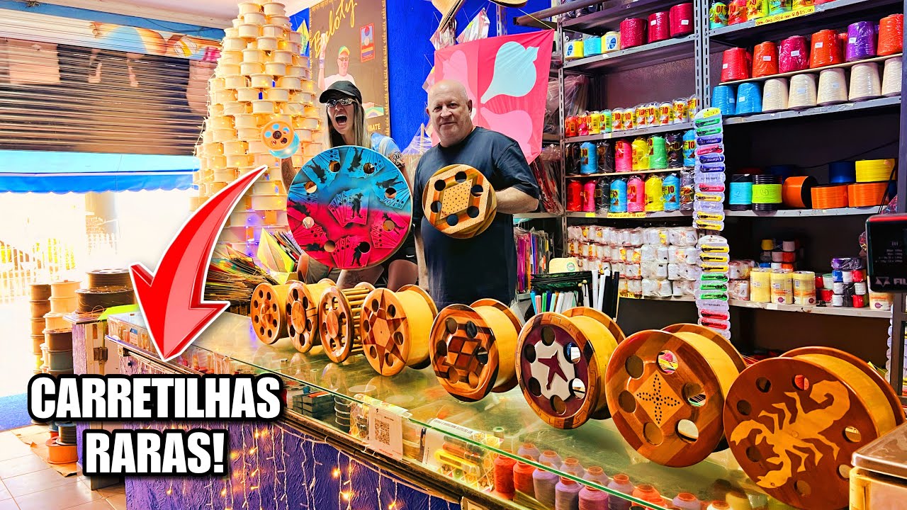 Carretilha de $15 vs $2.500!